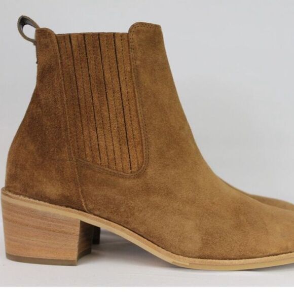 NWT PAUL GREEN SANTE BOOTIE SOFT SUEDE ZIP UP 4.5 US 7 - Picture 3 of 11